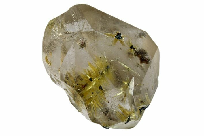 Double-Terminated Rutilated Quartz Crystal - Brazil #172977